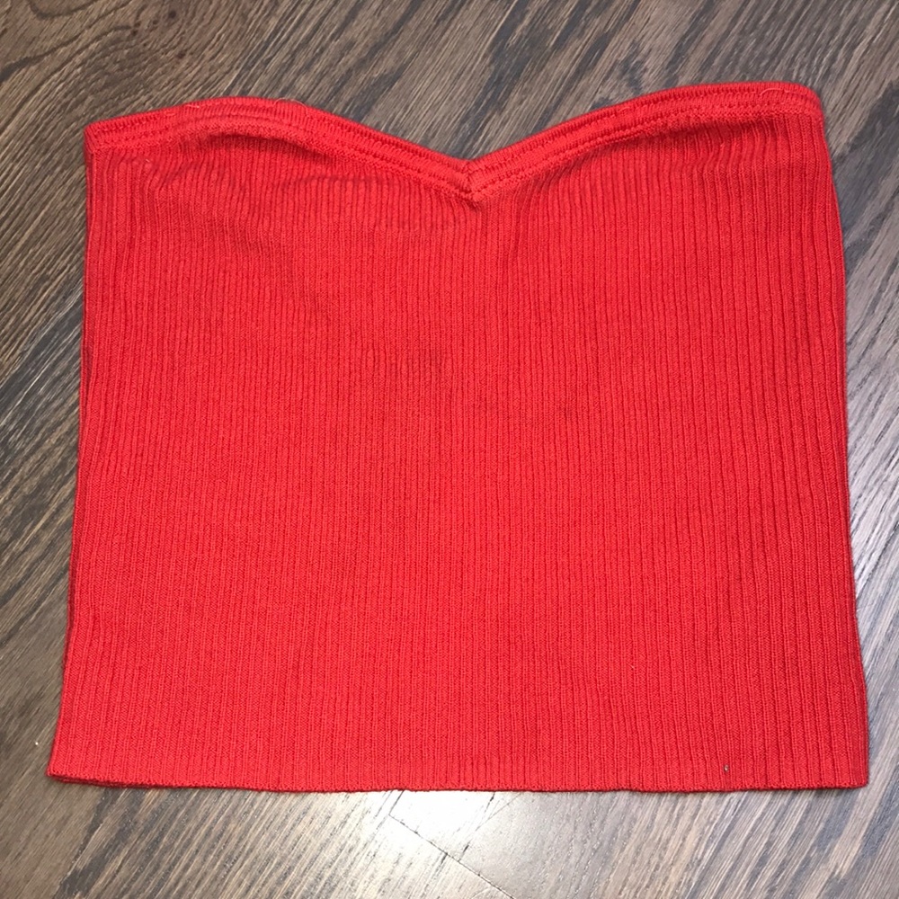 Red tube top from urban outfitters! Worn once